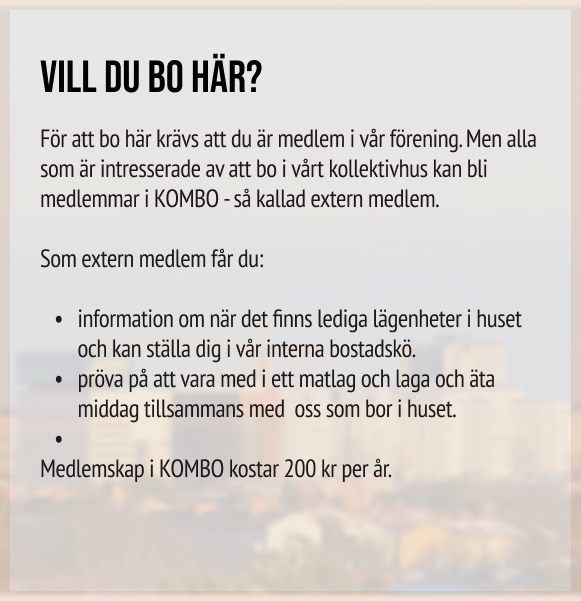 Vill du bo här
